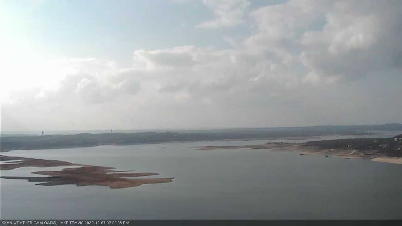 Lake Travis webcam, December 7, 2022 3:00 PM CT