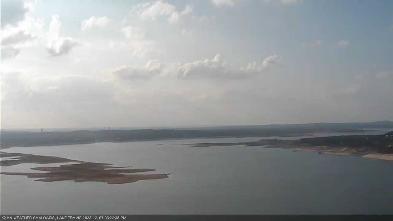 Lake Travis webcam, December 7, 2022 3:25 PM CT