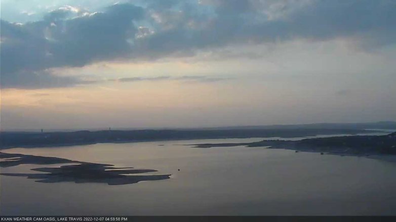 Lake Travis webcam, December 7, 2022 5:00 PM CT