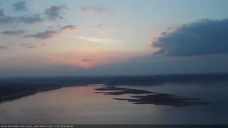 Lake Travis webcam, December 7, 2022 5:25 PM CT