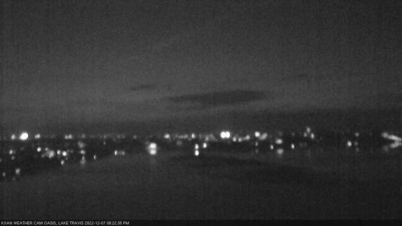 Lake Travis webcam, December 7, 2022 6:25 PM CT