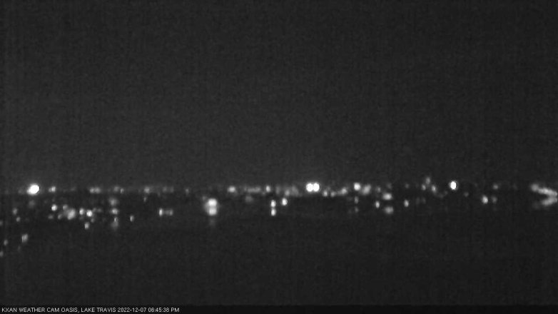 Lake Travis webcam, December 7, 2022 6:45 PM CT