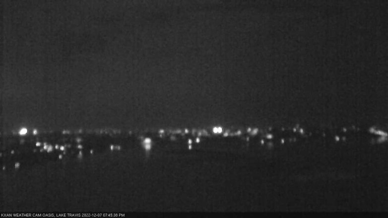 Lake Travis webcam, December 7, 2022 7:45 PM CT