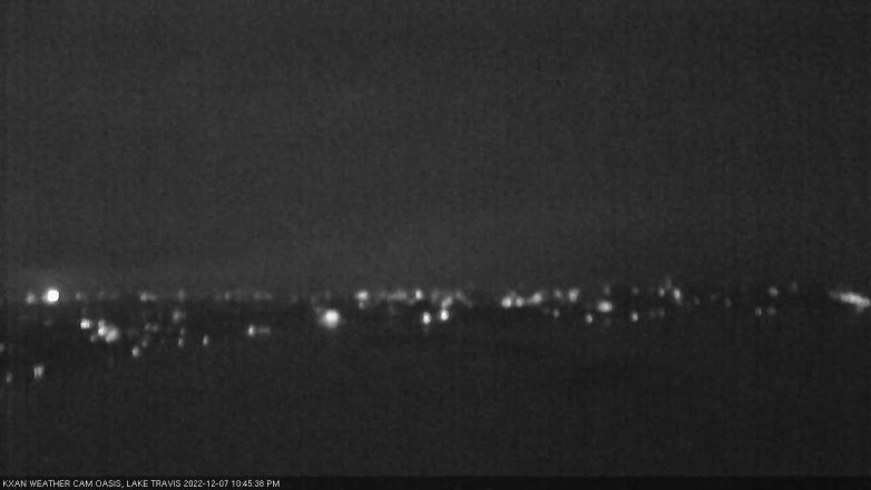 Lake Travis webcam, December 7, 2022 10:45 PM CT