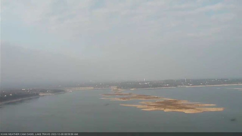 Lake Travis webcam, December 8, 2022 9:00 AM CT