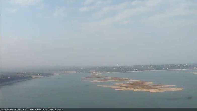 Lake Travis webcam, December 8, 2022 9:45 AM CT
