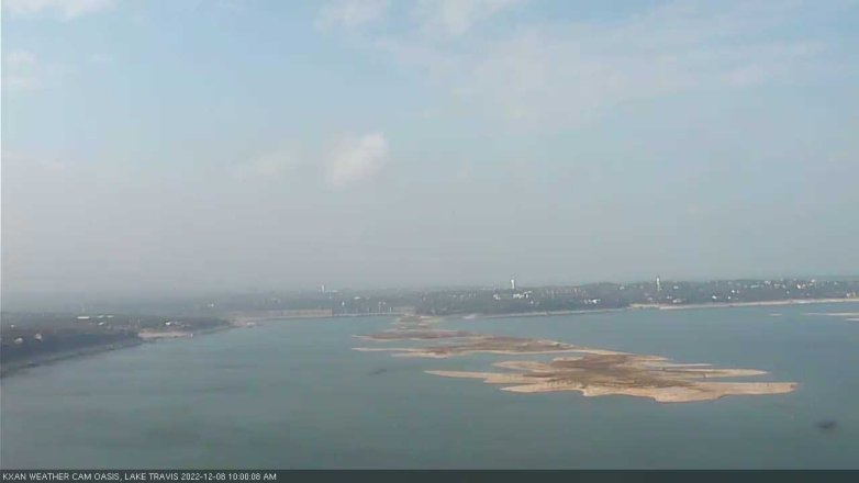 Lake Travis webcam, December 8, 2022 10:00 AM CT