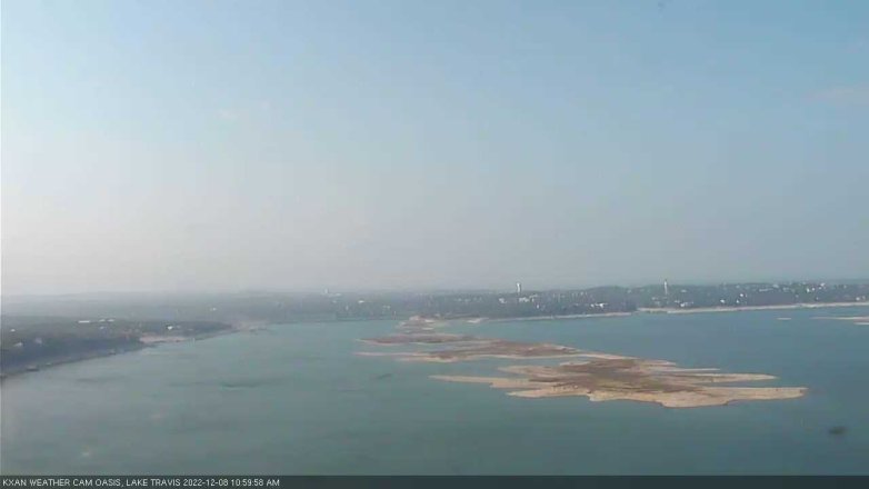 Lake Travis webcam, December 8, 2022 11:00 AM CT