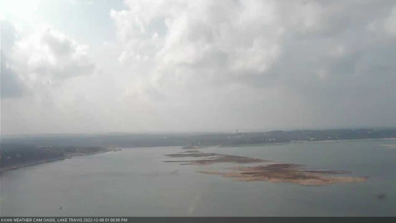 Lake Travis webcam, December 8, 2022 1:00 PM CT