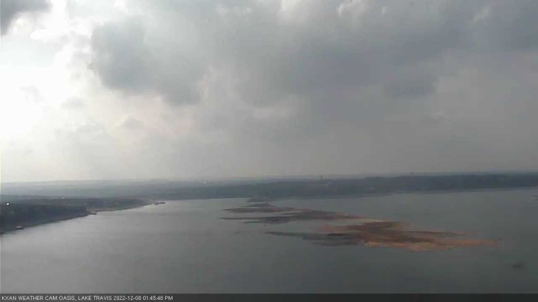 Lake Travis webcam, December 8, 2022 1:45 PM CT