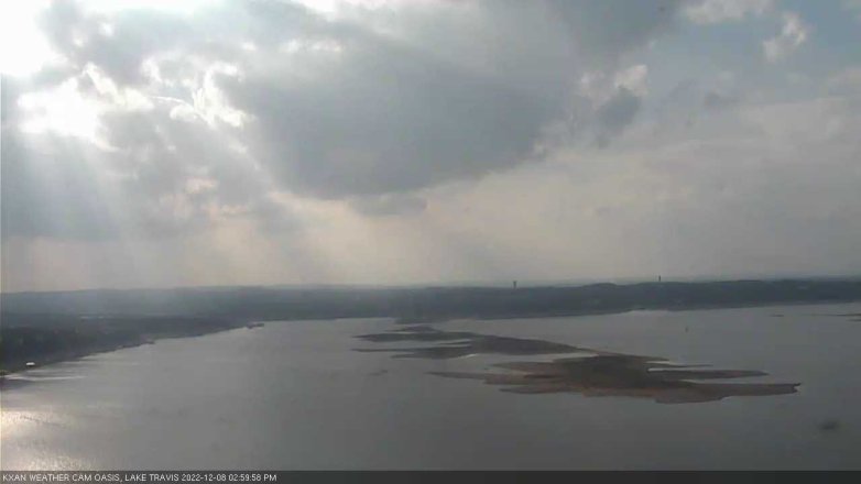 Lake Travis webcam, December 8, 2022 3:00 PM CT