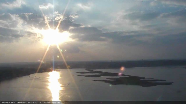 Lake Travis webcam, December 8, 2022 4:45 PM CT