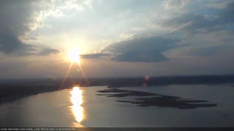 Lake Travis webcam, December 8, 2022 5:00 PM CT