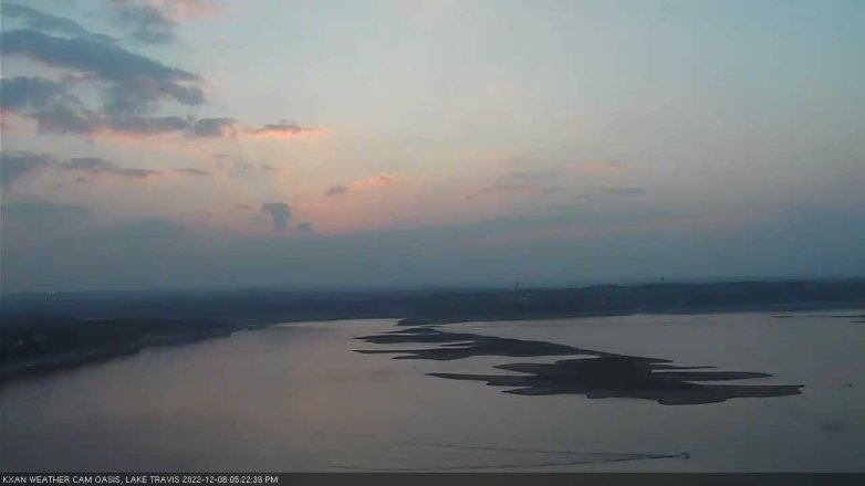 Lake Travis webcam, December 8, 2022 5:25 PM CT