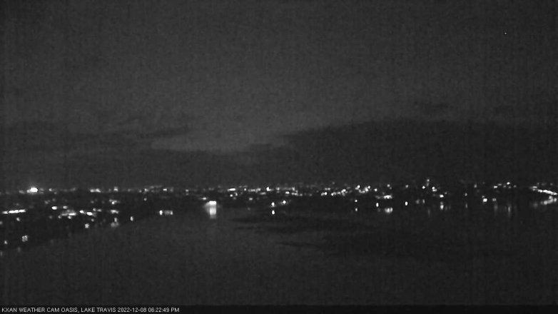 Lake Travis webcam, December 8, 2022 6:25 PM CT