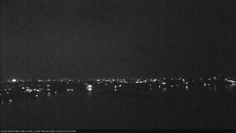 Lake Travis webcam, December 8, 2022 7:25 PM CT