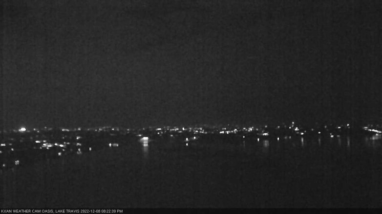 Lake Travis webcam, December 8, 2022 8:25 PM CT