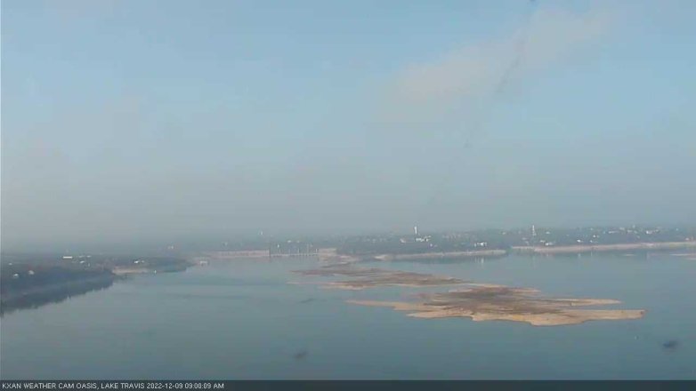 Lake Travis webcam, December 9, 2022 9:00 AM CT