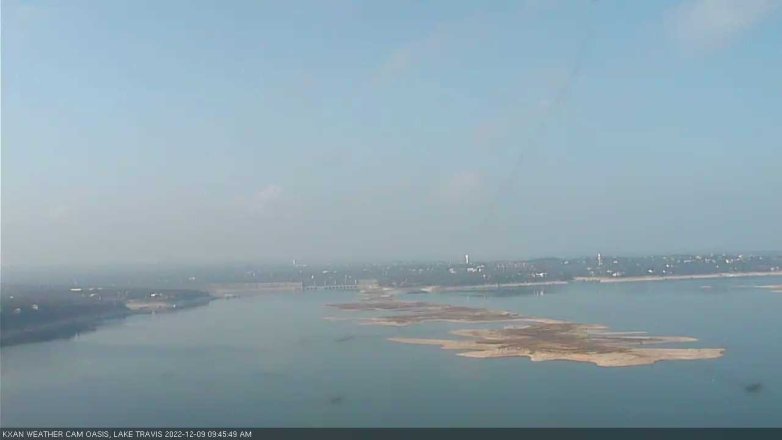 Lake Travis webcam, December 9, 2022 9:45 AM CT