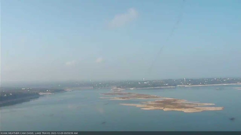 Lake Travis webcam, December 9, 2022 10:00 AM CT