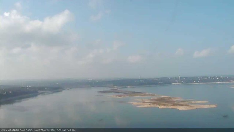 Lake Travis webcam, December 9, 2022 10:25 AM CT
