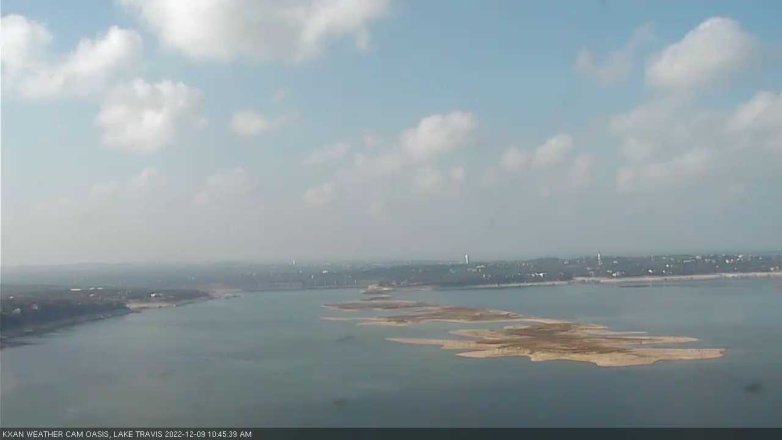 Lake Travis webcam, December 9, 2022 10:45 AM CT