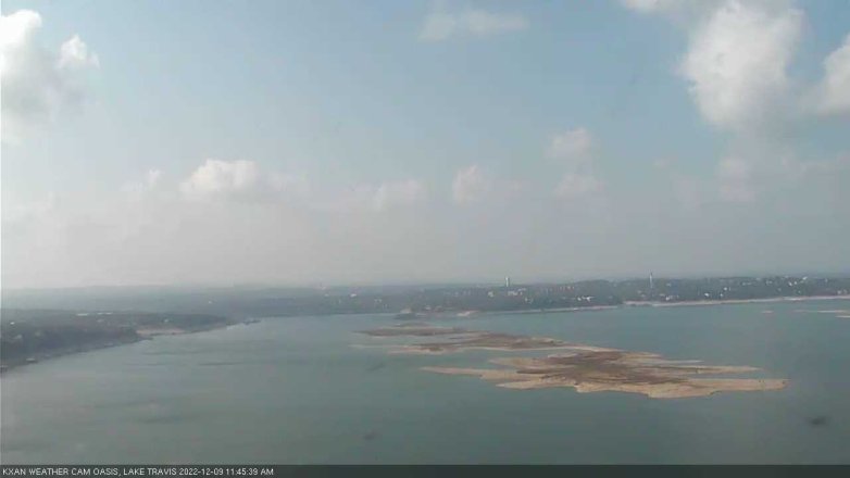 Lake Travis webcam, December 9, 2022 11:45 AM CT