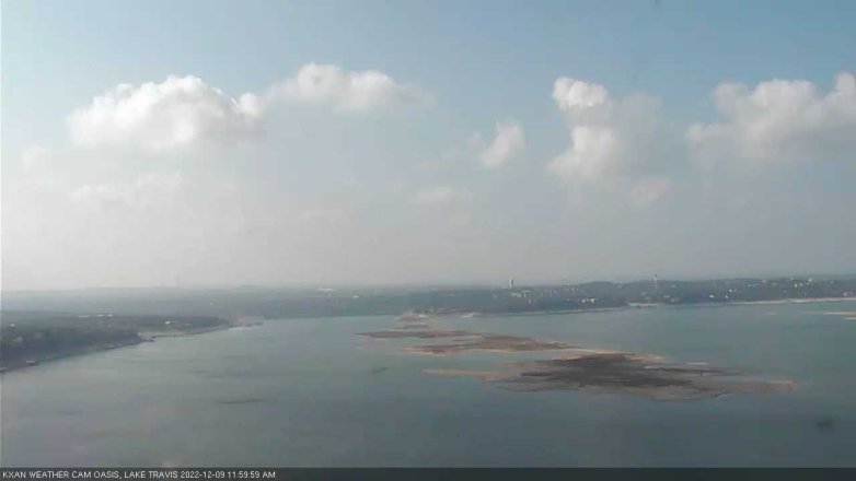 Lake Travis webcam, December 9, 2022 12:00 PM CT