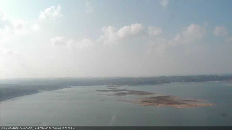 Lake Travis webcam, December 9, 2022 1:00 PM CT