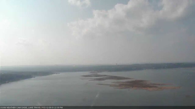 Lake Travis webcam, December 9, 2022 1:25 PM CT