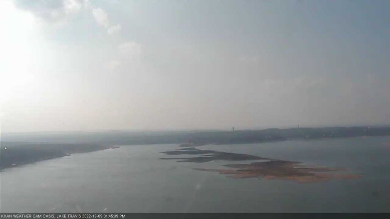 Lake Travis webcam, December 9, 2022 1:45 PM CT