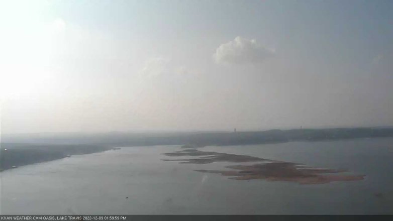 Lake Travis webcam, December 9, 2022 2:00 PM CT