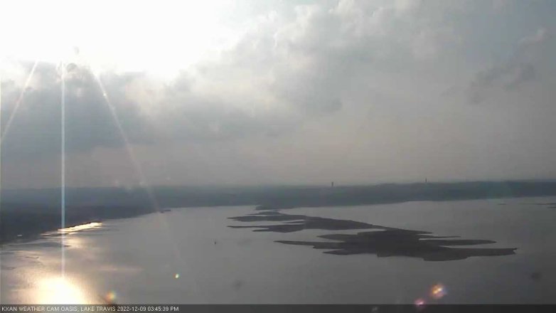 Lake Travis webcam, December 9, 2022 3:45 PM CT