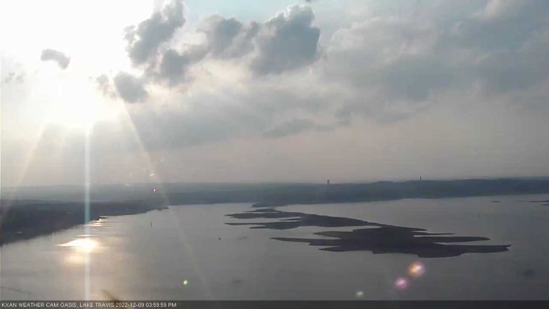 Lake Travis webcam, December 9, 2022 4:00 PM CT