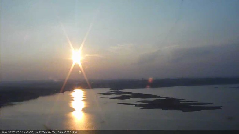 Lake Travis webcam, December 9, 2022 5:00 PM CT