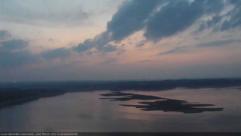 Lake Travis webcam, December 9, 2022 5:45 PM CT