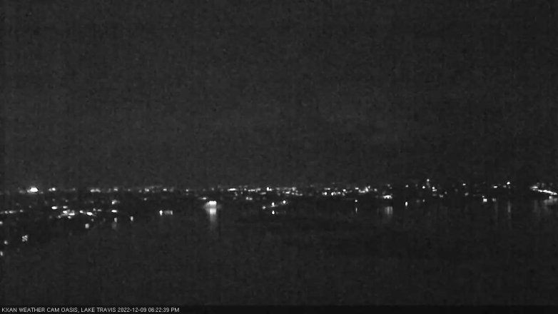 Lake Travis webcam, December 9, 2022 6:25 PM CT