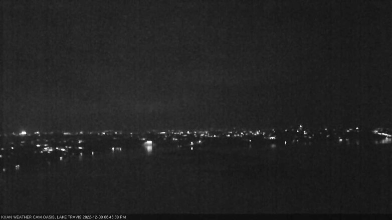 Lake Travis webcam, December 9, 2022 6:45 PM CT