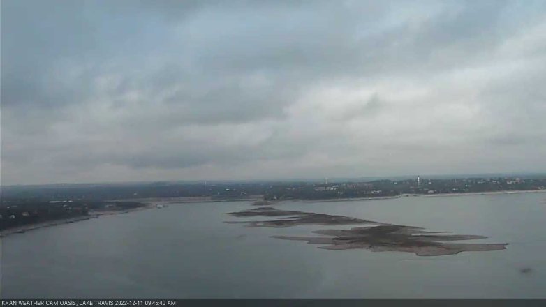 Lake Travis webcam, December 11, 2022 9:45 AM CT