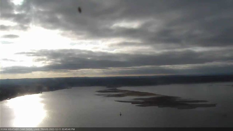 Lake Travis webcam, December 11, 2022 3:45 PM CT