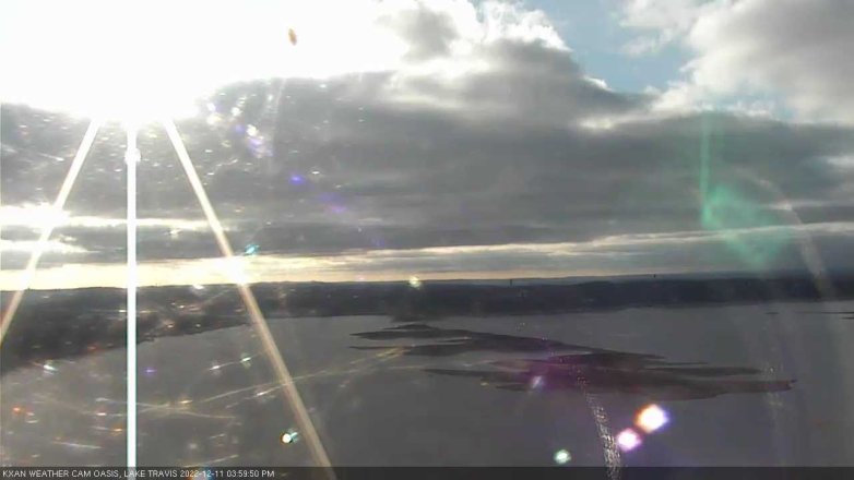 Lake Travis webcam, December 11, 2022 4:00 PM CT