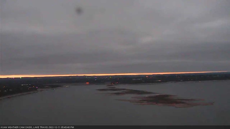 Lake Travis webcam, December 11, 2022 5:45 PM CT