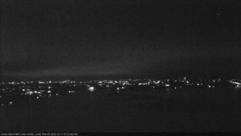 Lake Travis webcam, December 11, 2022 7:25 PM CT