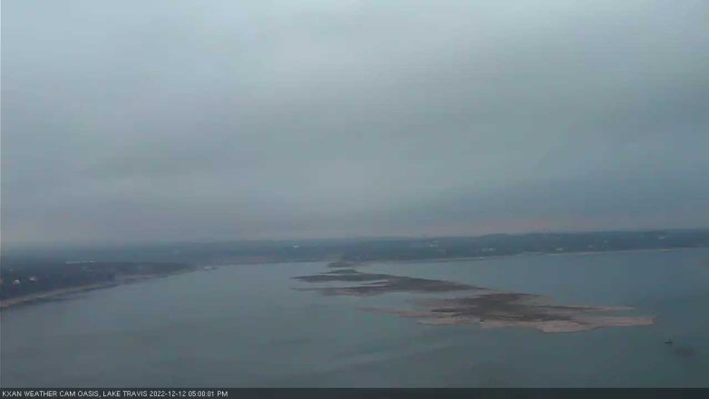 Lake Travis webcam, December 12, 2022 5:00 PM CT