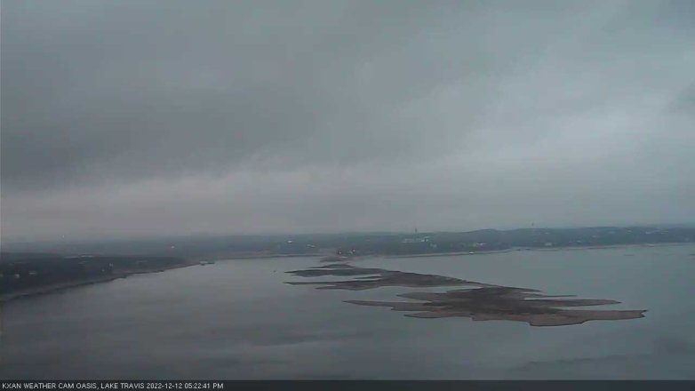 Lake Travis webcam, December 12, 2022 5:25 PM CT