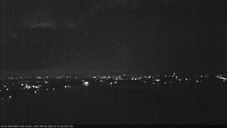 Lake Travis webcam, December 12, 2022 6:25 PM CT