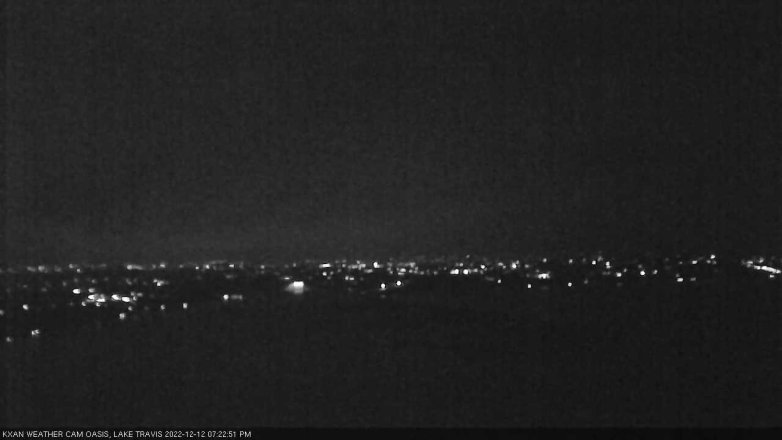 Lake Travis webcam, December 12, 2022 7:25 PM CT