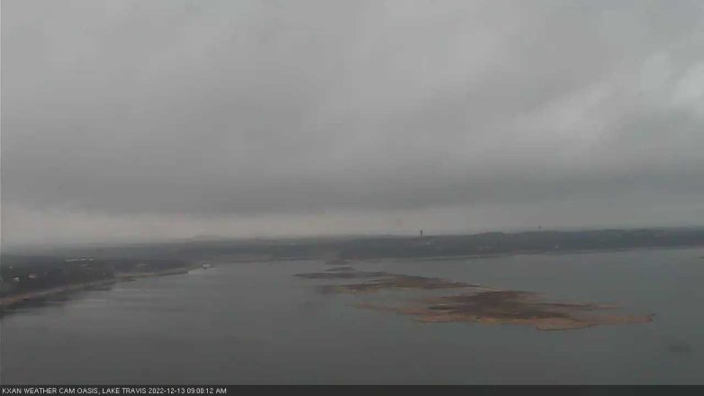 Lake Travis webcam, December 13, 2022 9:00 AM CT