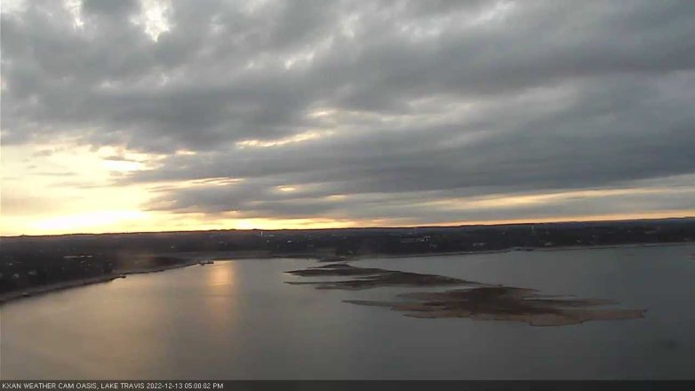 Lake Travis webcam, December 13, 2022 5:00 PM CT