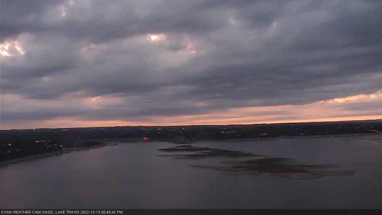 Lake Travis webcam, December 13, 2022 5:45 PM CT